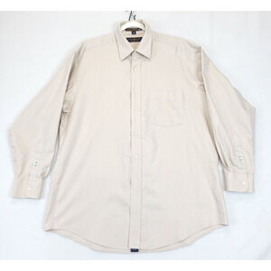 Tommy Hilfiger Tommy Traveler Button Up Shirt Men 16 33 Long Sleeve 100% Cotton